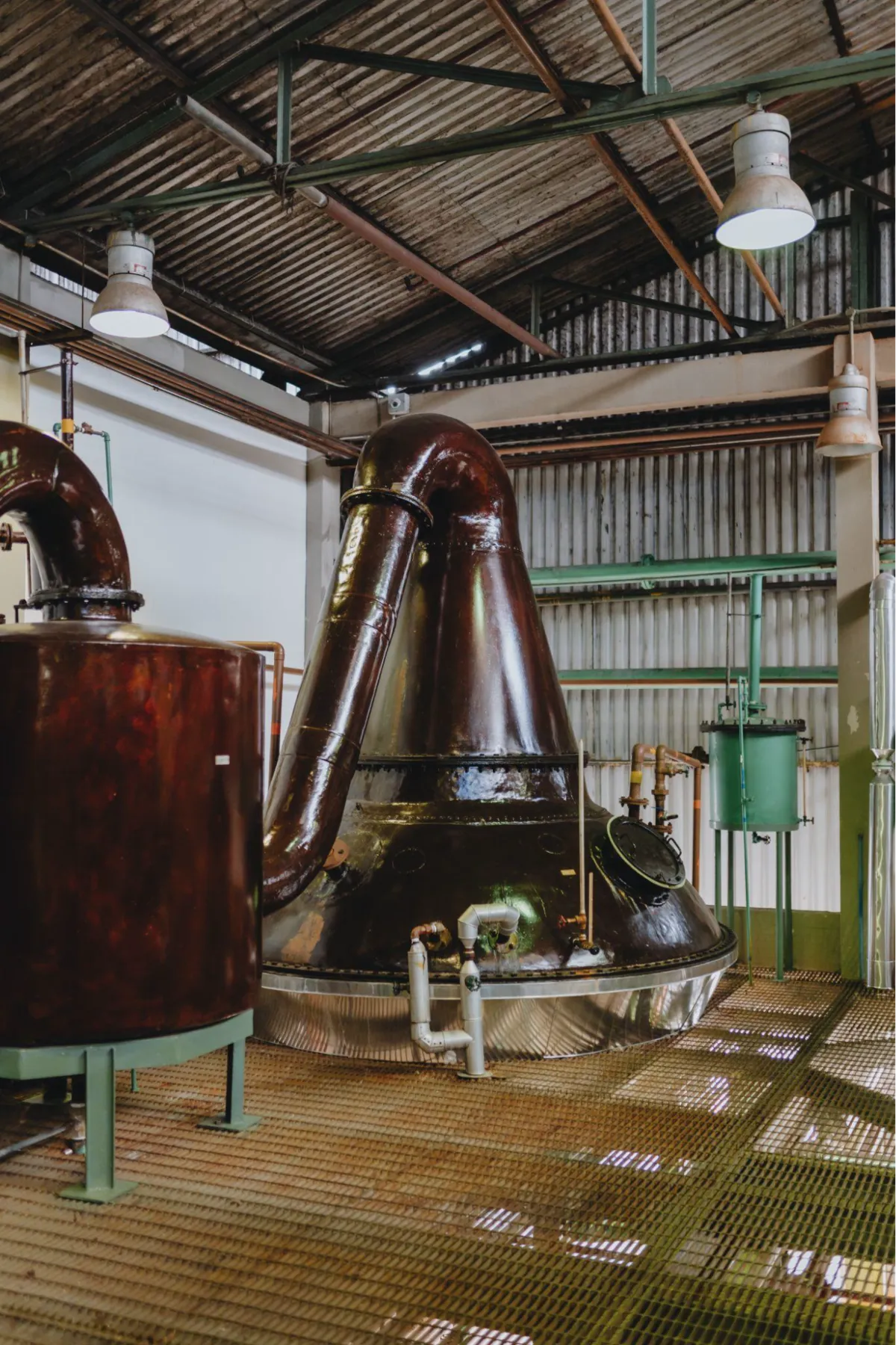 Alambic en cuivre chez Diplomático