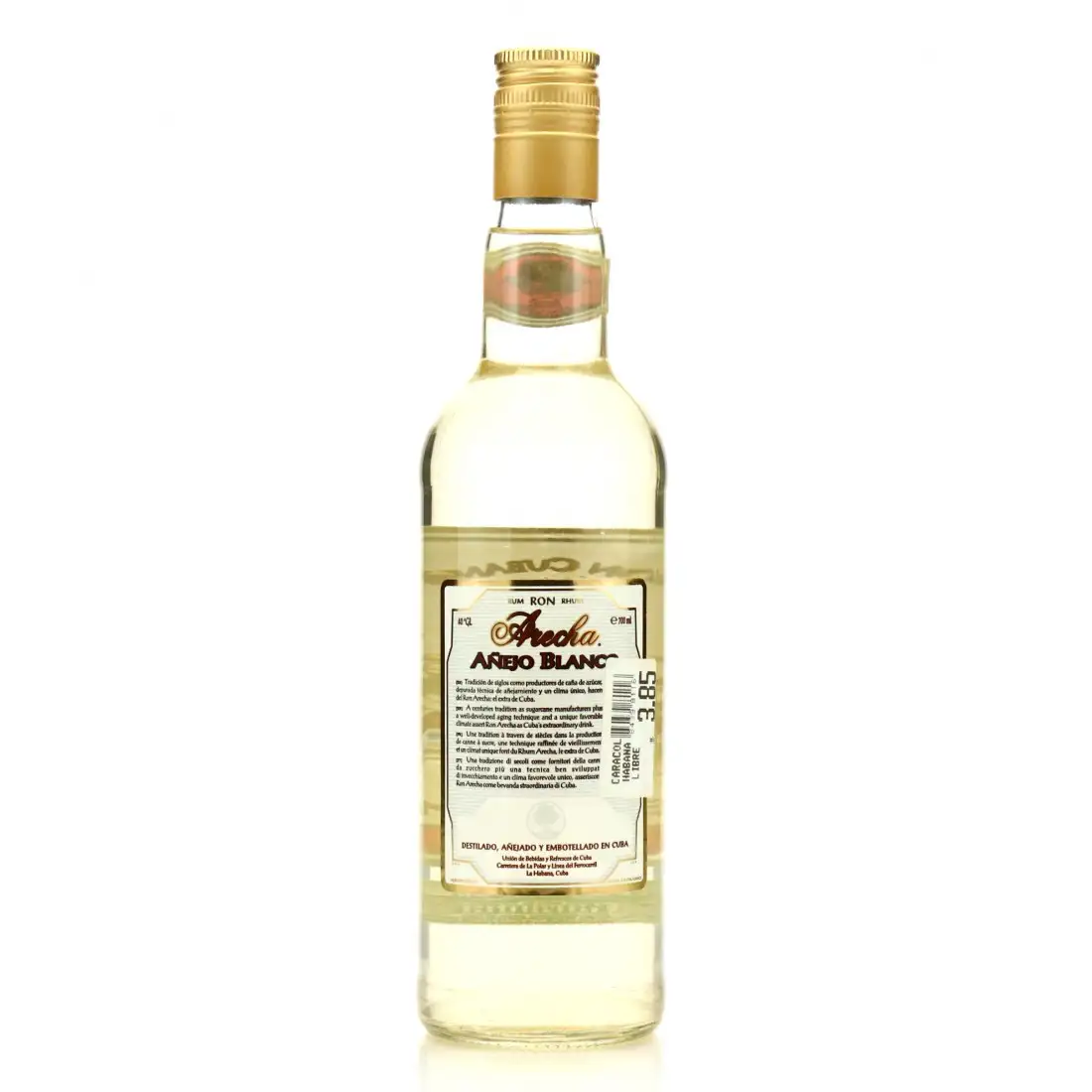 High resolution image of Arecha Añejo Blanco