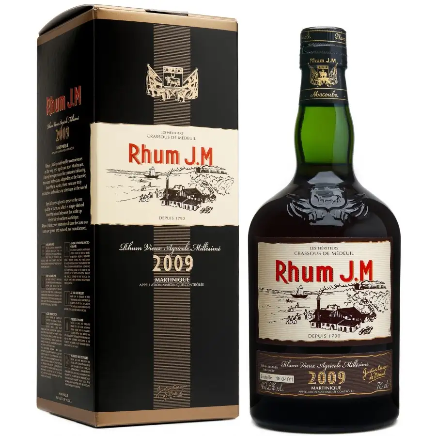 Bottle of Rhum J.M 2009