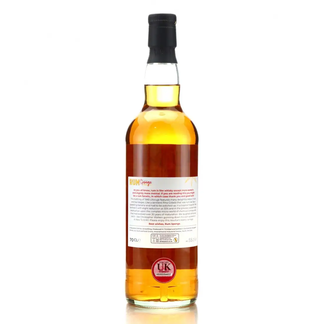 High resolution image of Uitvlugt Rum Sponge 1990