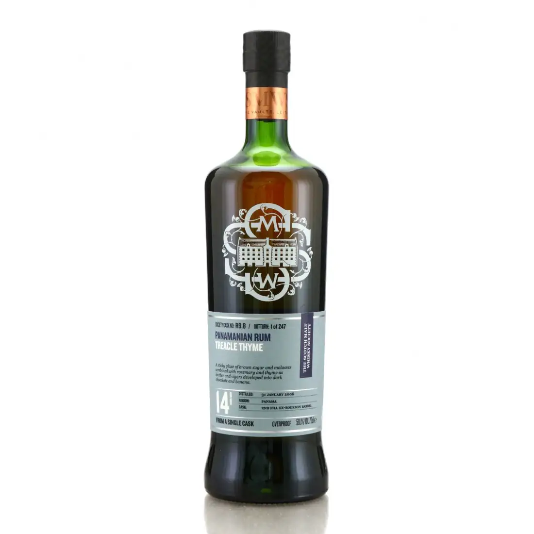 Bottle of SMWS R9.8 Treacle thyme 2006
