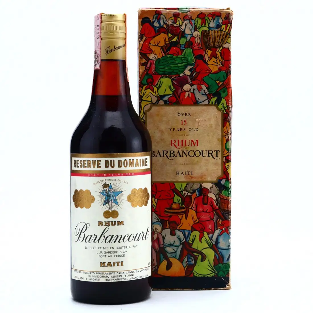 Bottle of Barbancourt Réserve du Domaine 1960