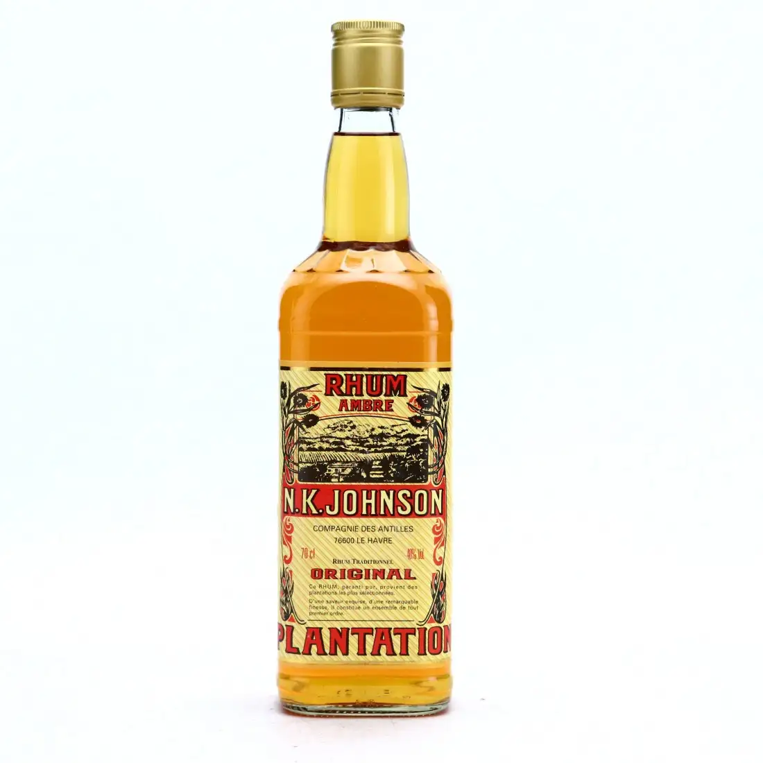 Bottle of Compagnie des Antilles Johnson Rhum Ambre Plantation