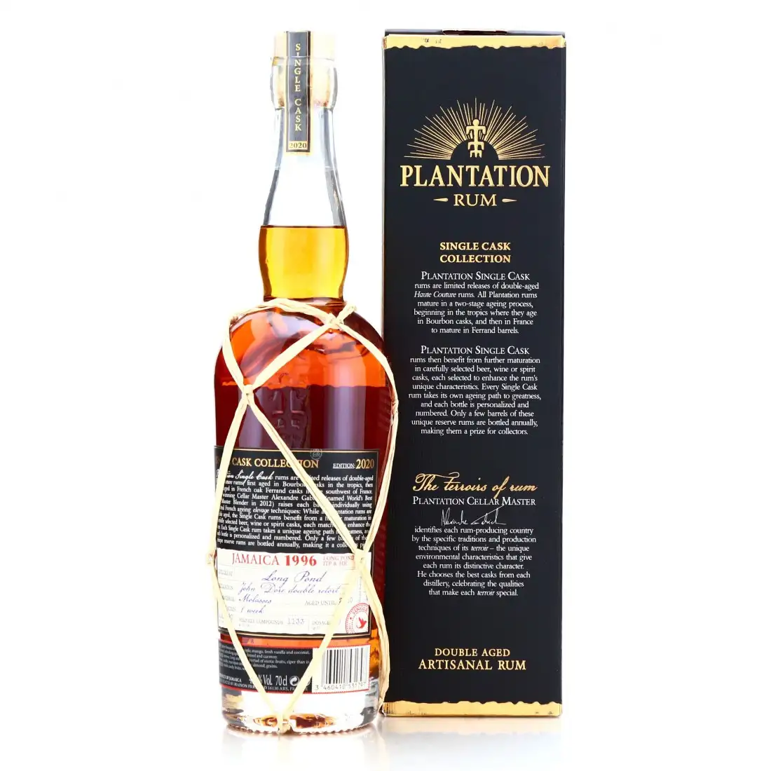 High resolution image of Long Pond Plantation Jamaica Finish Rye Whiskey (Bottled for you!) ITP - HJC 1996