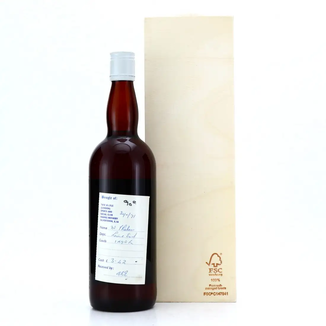 Image haute résolution de Tate &amp; Lyle Group Caroni Navy Rum Extra Strong 90 Proof