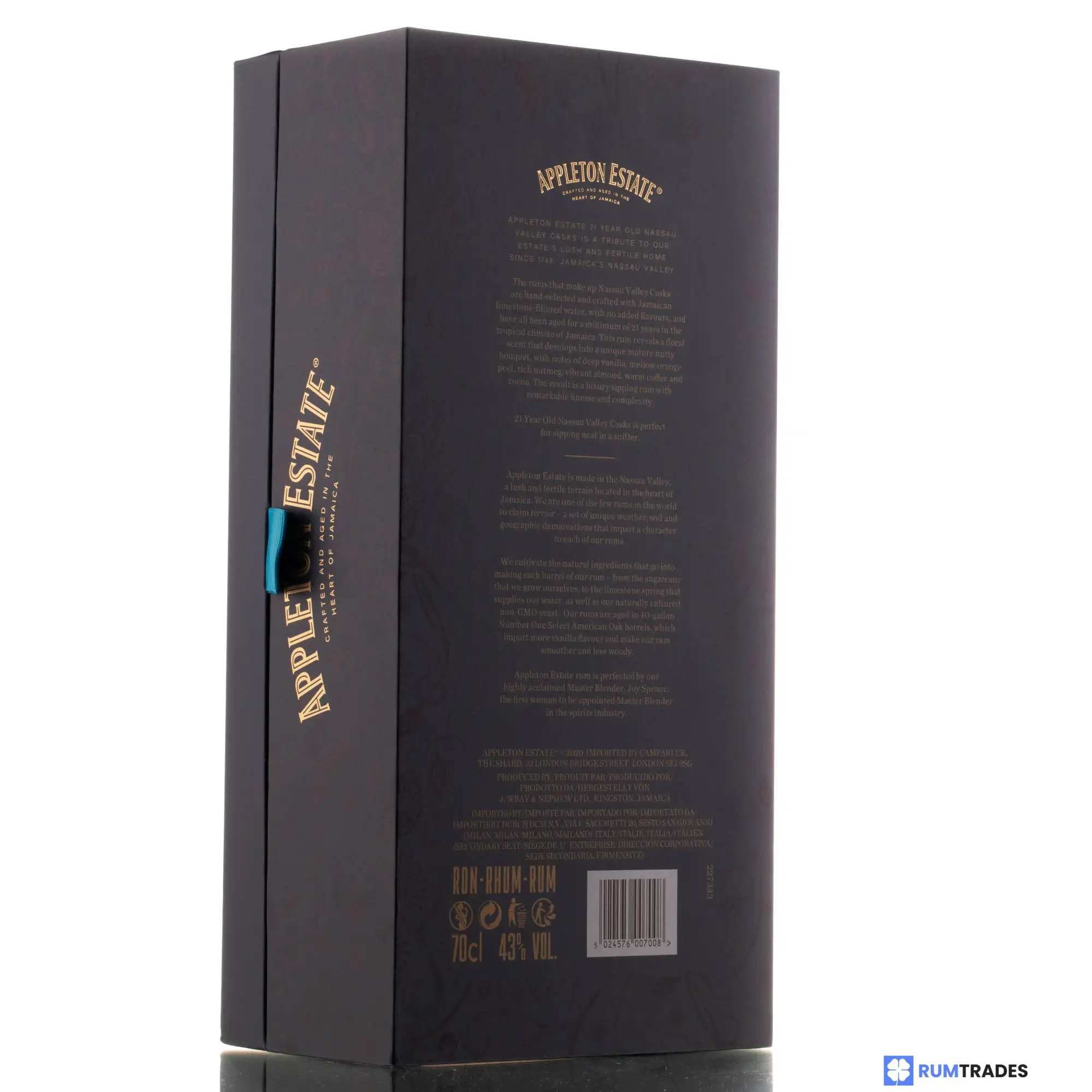 Image haute résolution de Appleton 21 Years Nassau Valley Cask