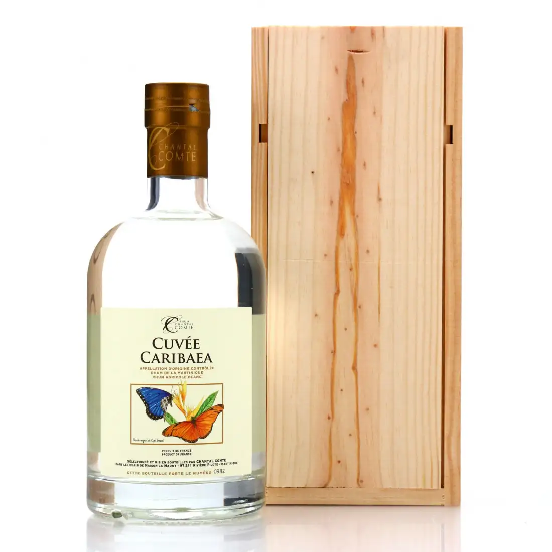 Bottle of Rhum Chantal Comte Maison La Mauny Cuvée Caribaea 2020