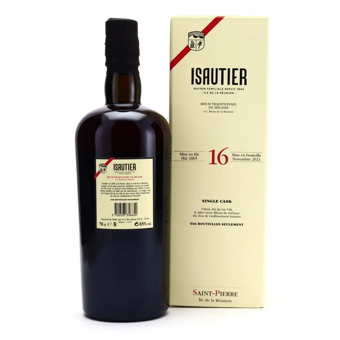 Image haute résolution de Velier Isautier Hors d’âge Traditionnel 2005