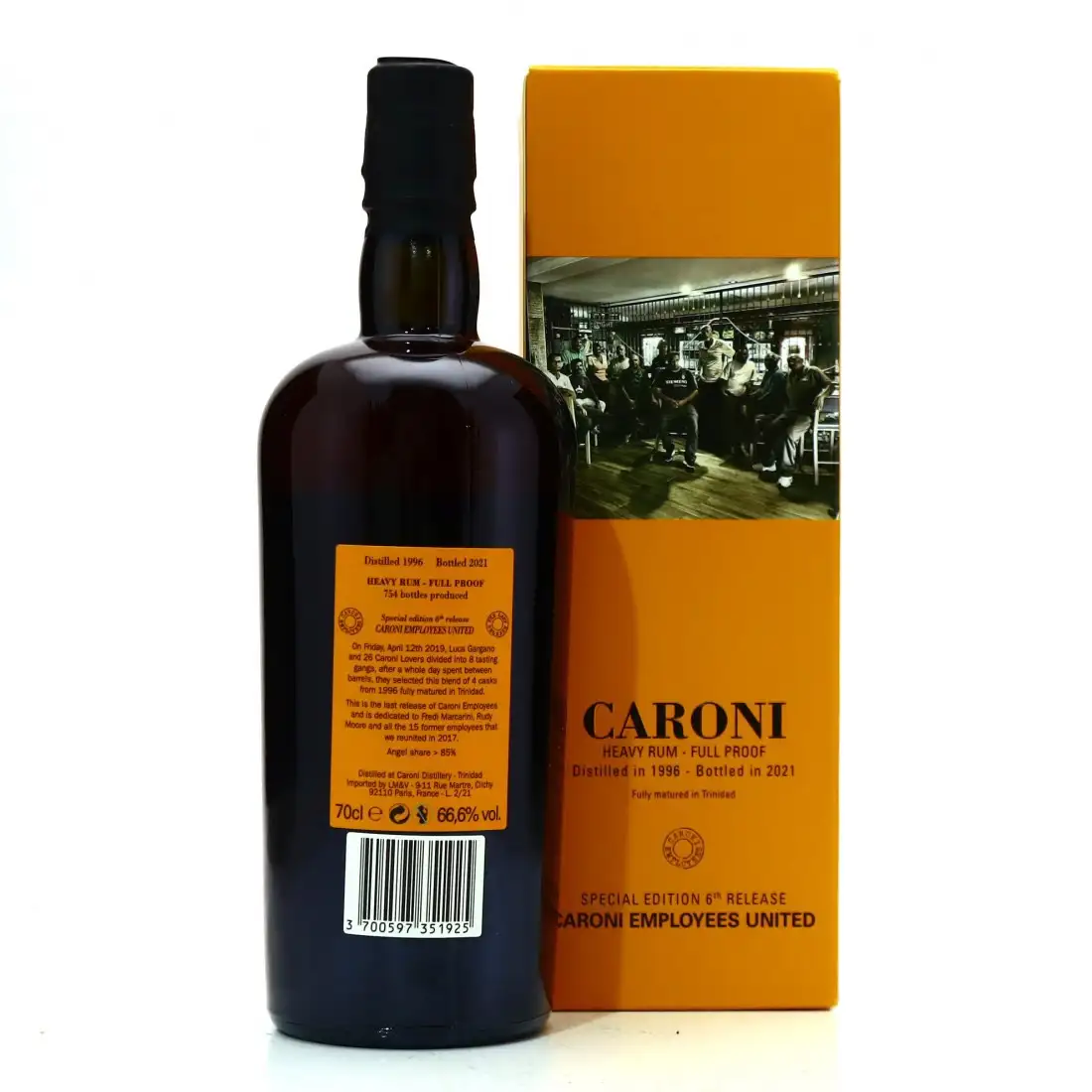 Image haute résolution de Velier Caroni 6th Employees United HTR 1996