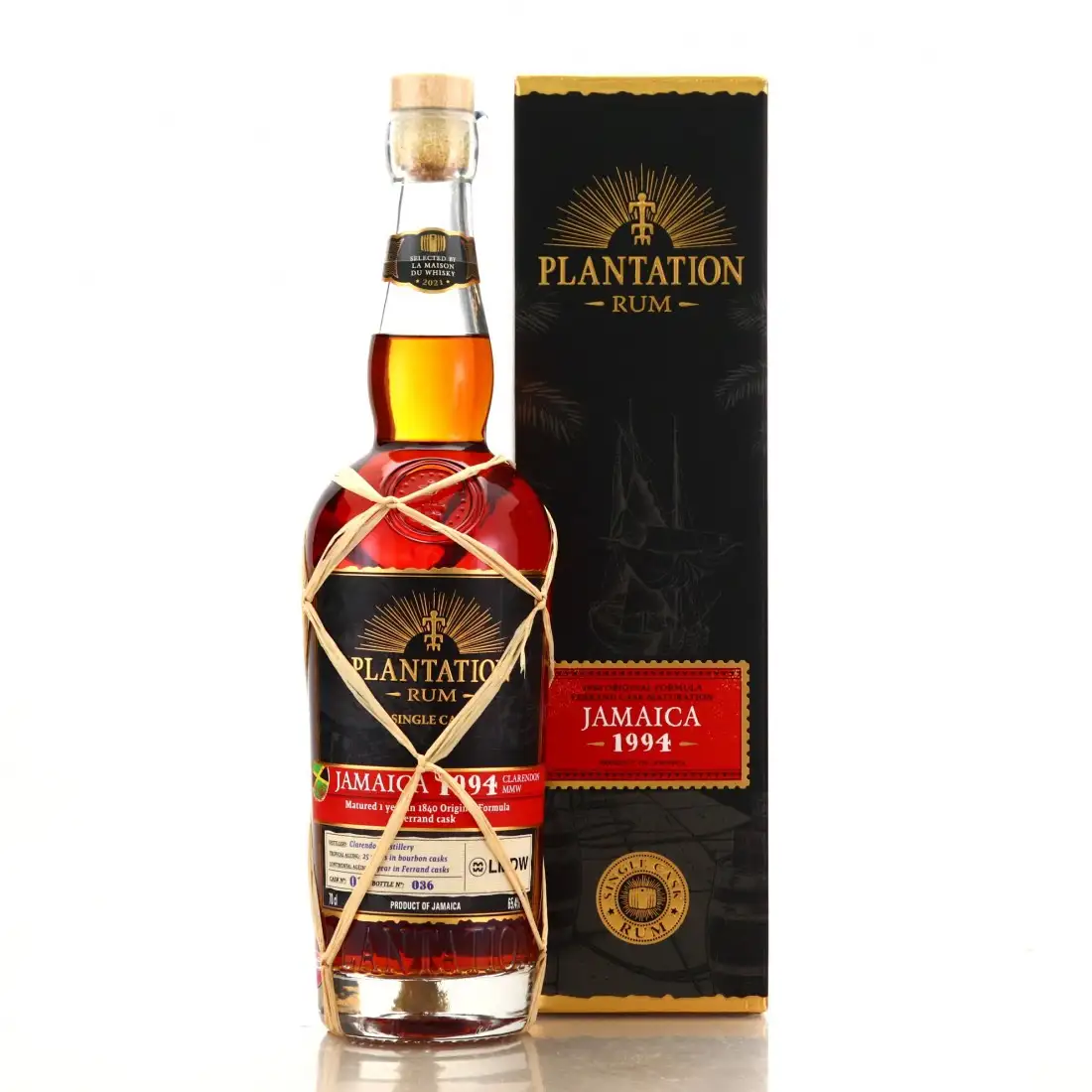 Bottle of Clarendon Plantation Jamaica (LMDW) MMW 1994