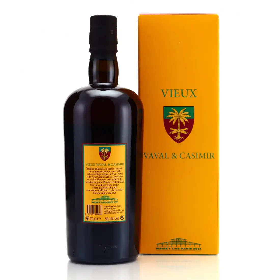 Image haute résolution de Velier Arawaks & Casimir Clairin Vieux Vaval & Casimir (Whisky Live Paris 2021) 2017