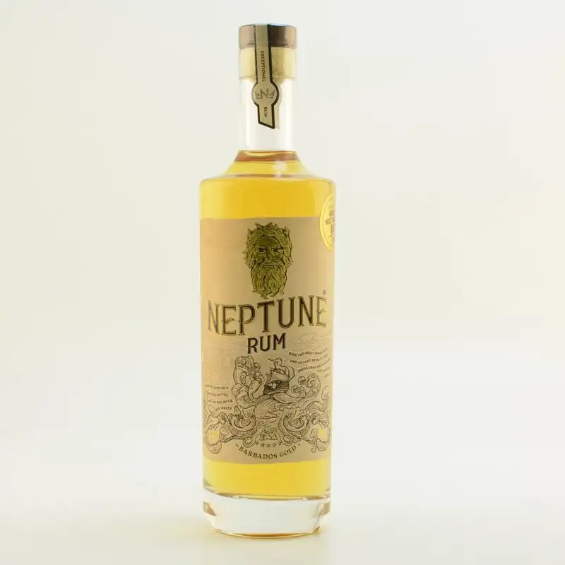 Bottle of Neptune Foursquare Neptune Gold Rum