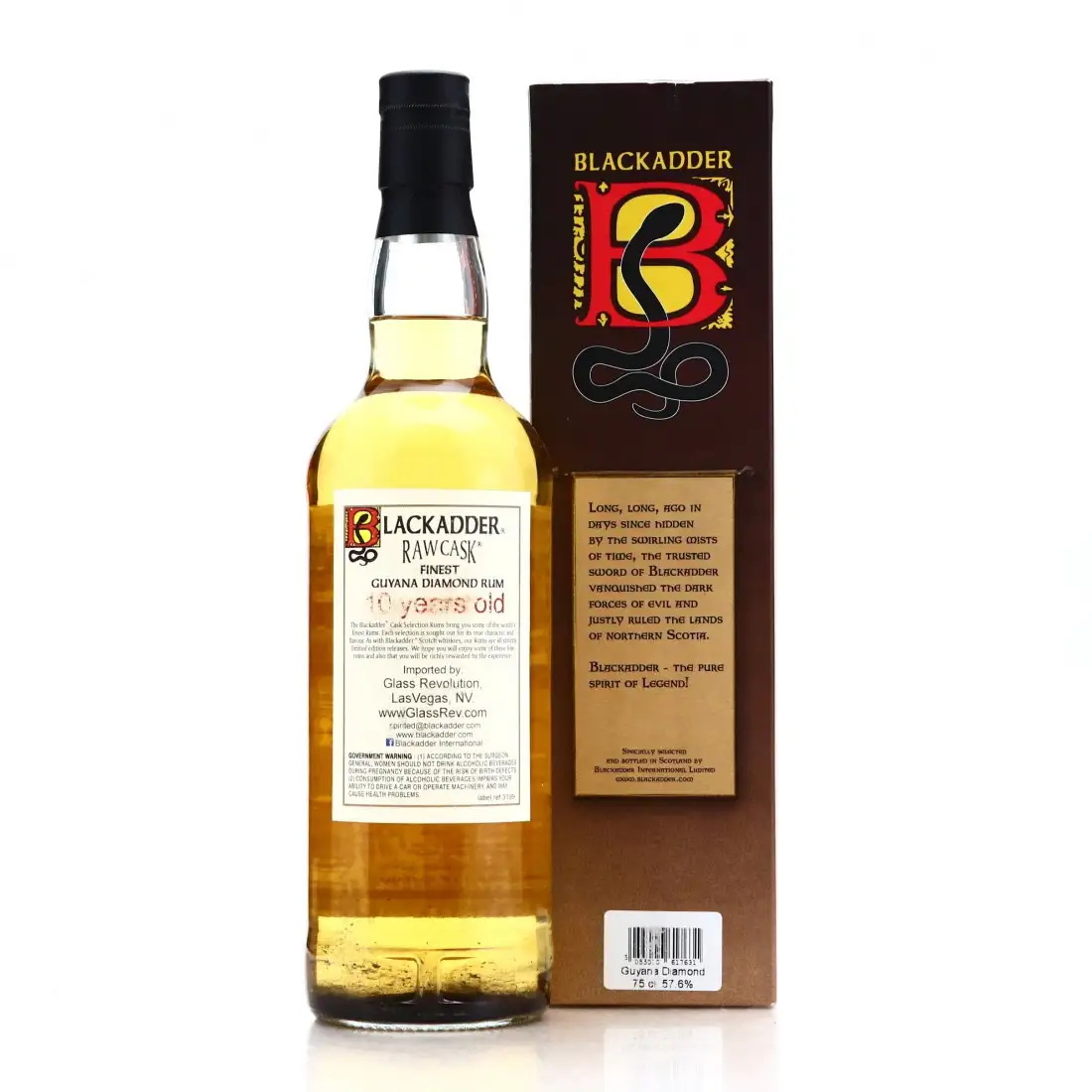 Image haute résolution de Blackadder Diamond Raw Cask Finest Guyana Diamond 2003