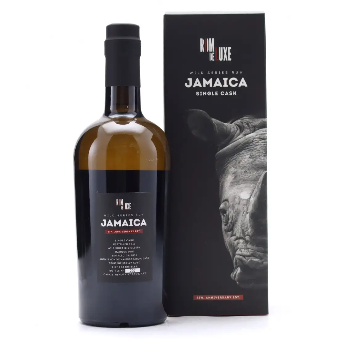 Image haute résolution de Romdeluxe Hampden Wild Series Rum Jamaica No. 17 (Caroni Finish) DOK 2019
