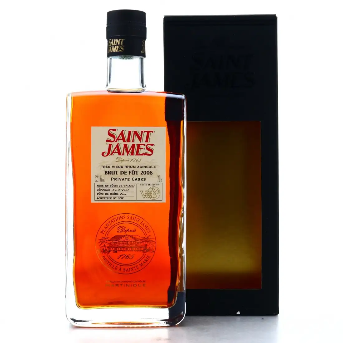 Bottle of V&B Saint James 2008