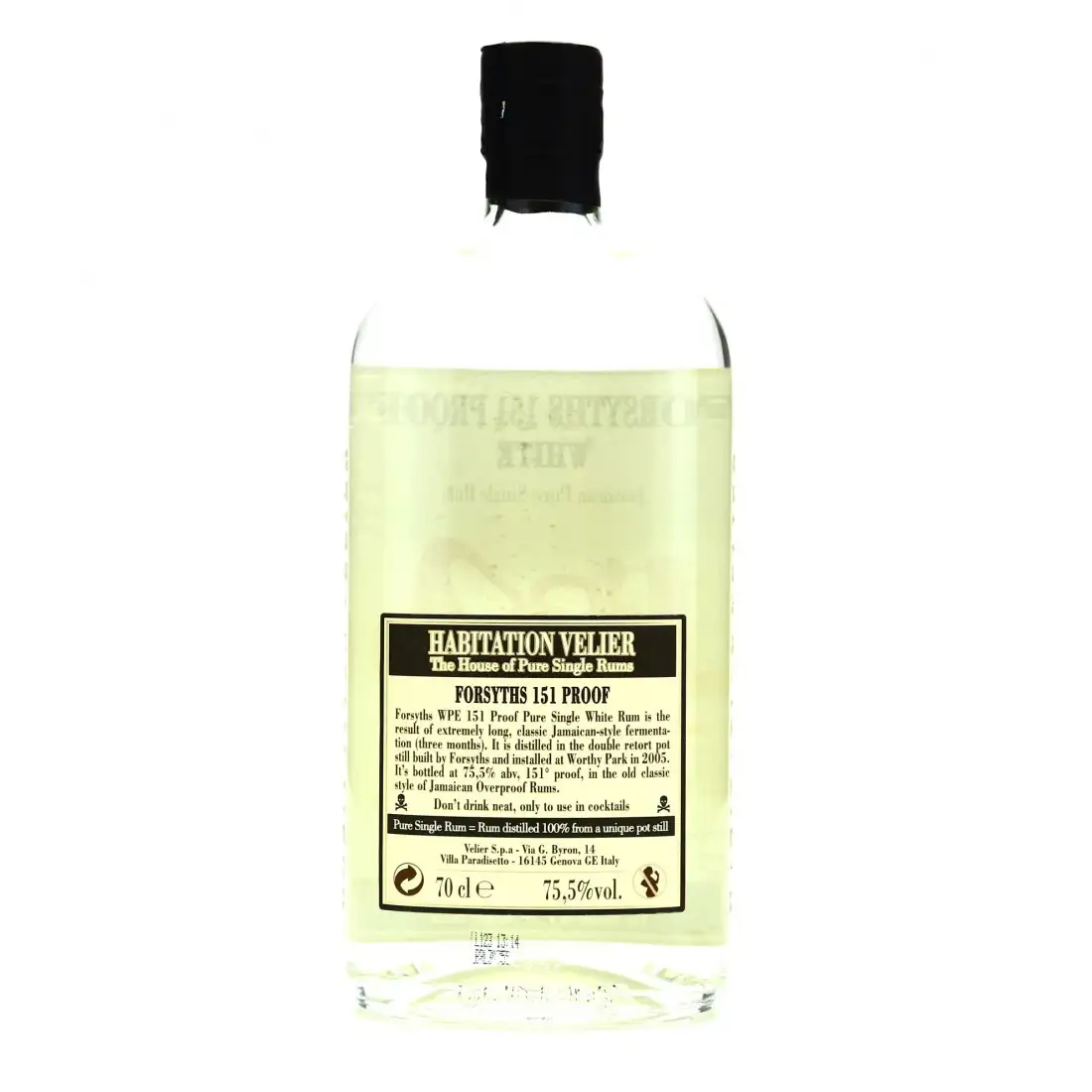 High resolution image of Habitation Velier Worthy Park Forsyths 151 Proof White WPE 2017