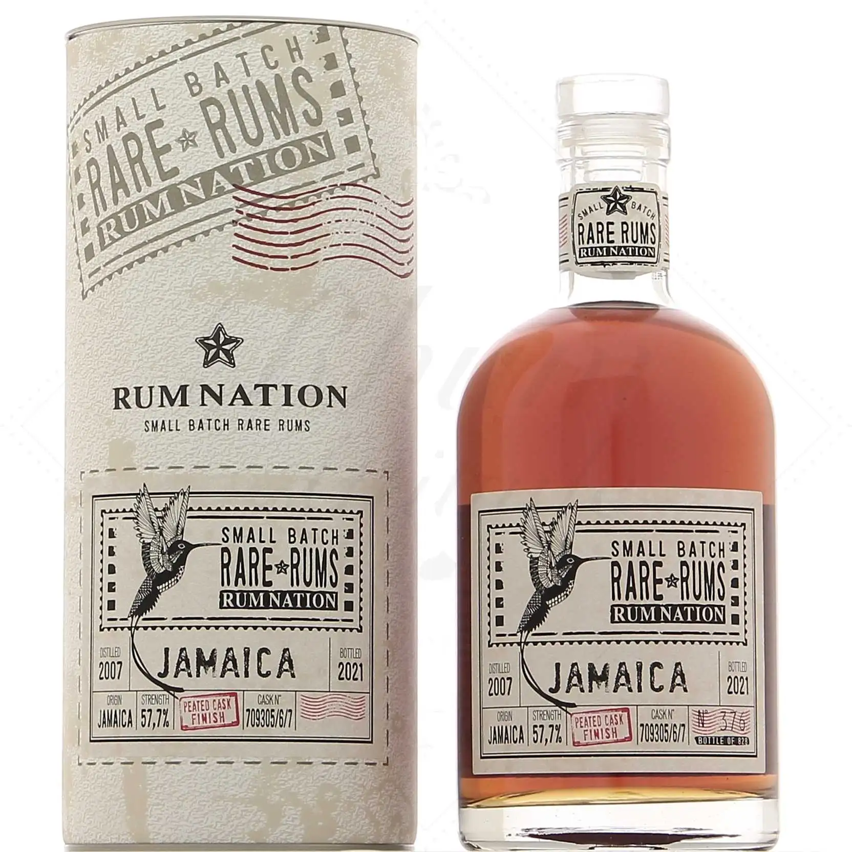 Bottle of Rum Nation Small Batch Rare Rums 2007