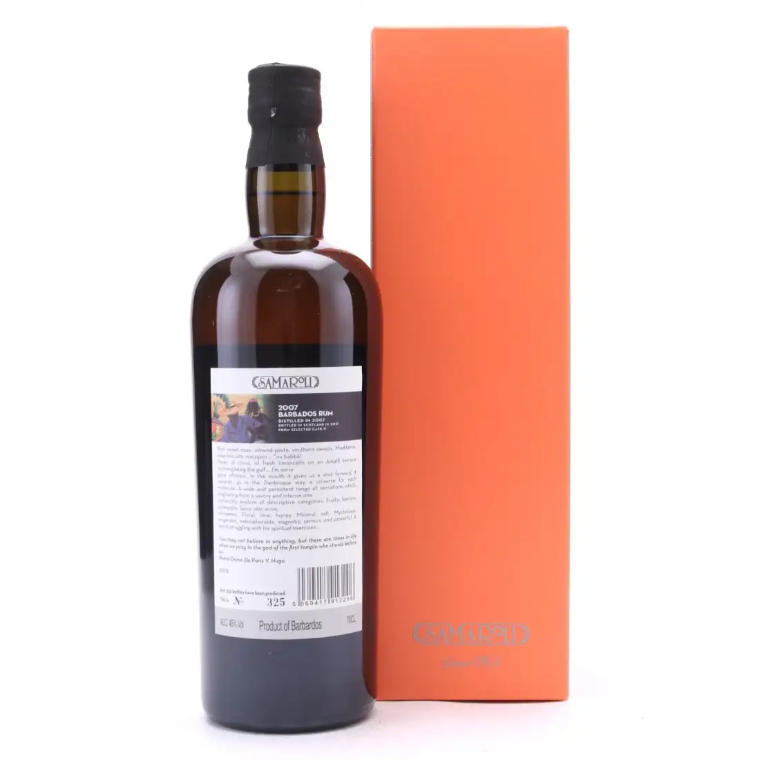 Image haute résolution de Samaroli Barbados Rum 2007