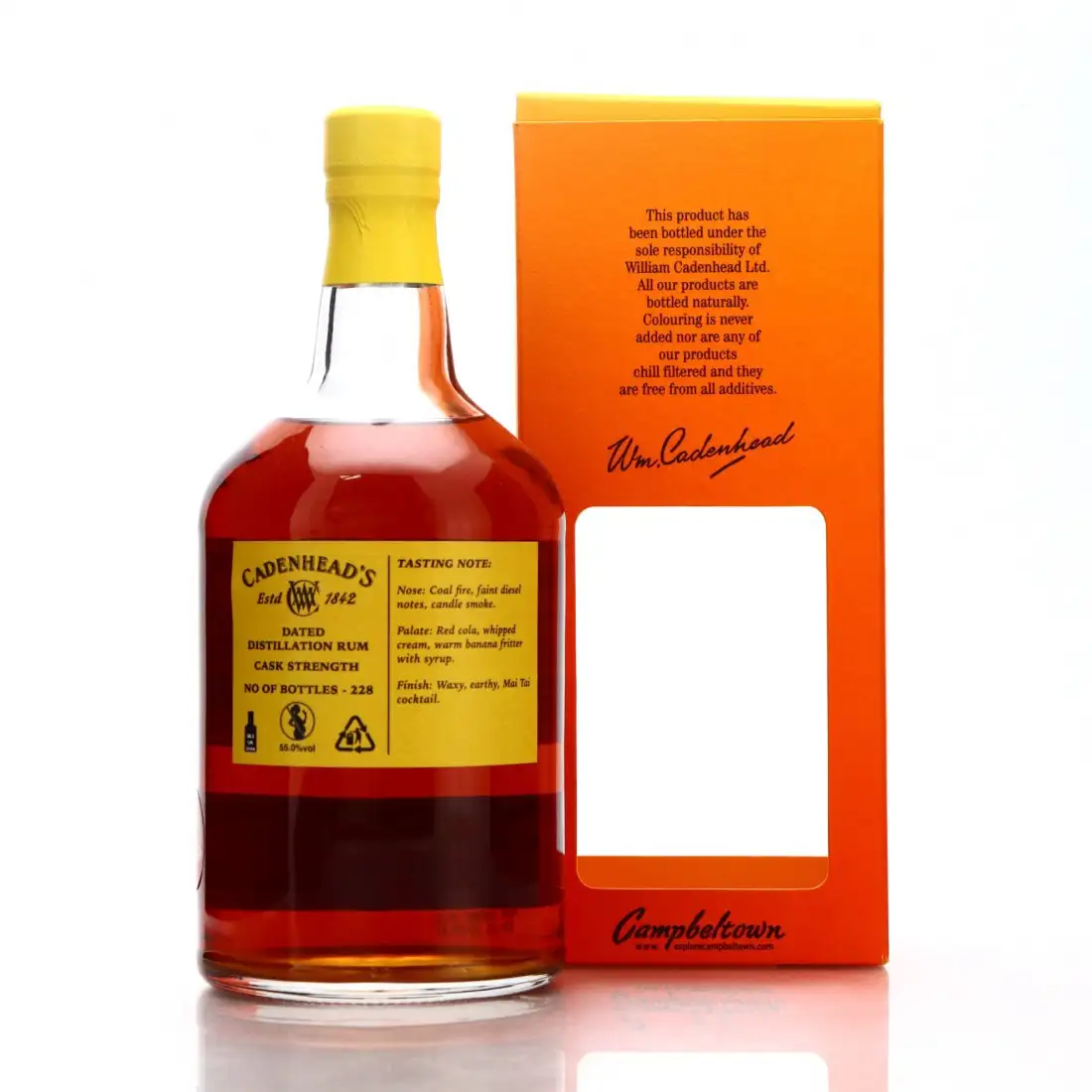 Image haute résolution de Cadenhead‘s Caroni 1999