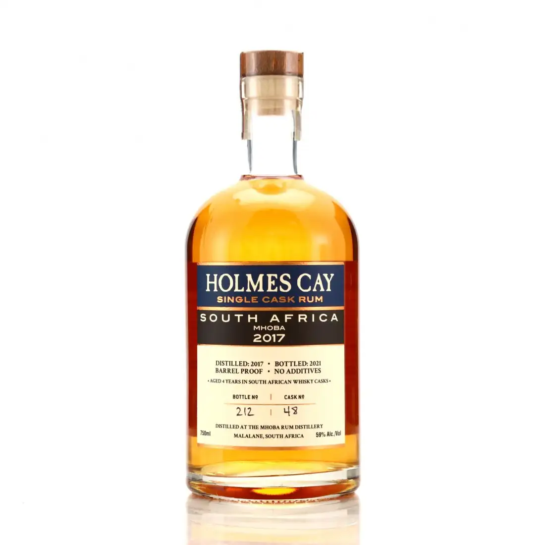 Bottle of Holmes Cay MHOBA South Africa 2017