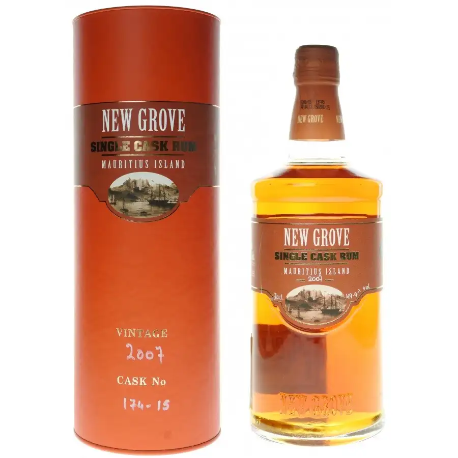 Image haute résolution de Grays New Grove Single Cask Rum 2007