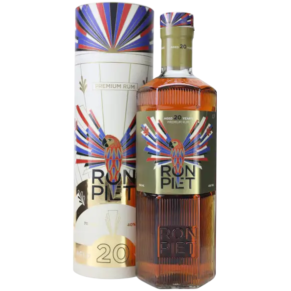 Bottle of Ron Piet Small Batch Rum 20