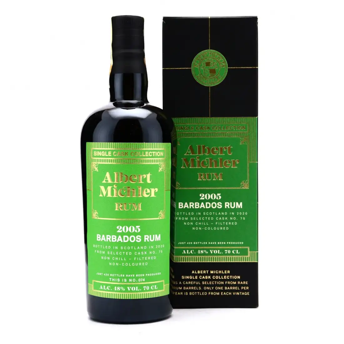 Bottle of Albert Michler Distillery Foursquare Barbados 2005