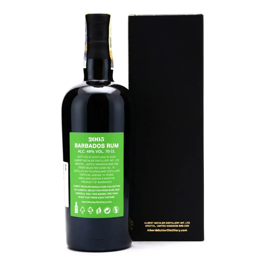 Image haute résolution de Albert Michler Distillery Foursquare Barbados 2005