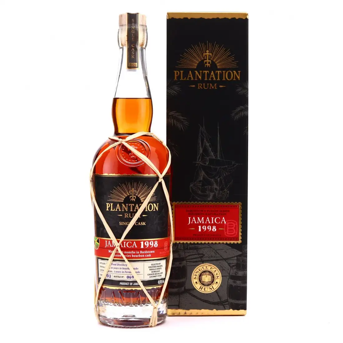 Image haute résolution de Long Pond Plantation Jamaica Bardstown Cask Finish (Vinothek Massen) ITP - HJC 1998