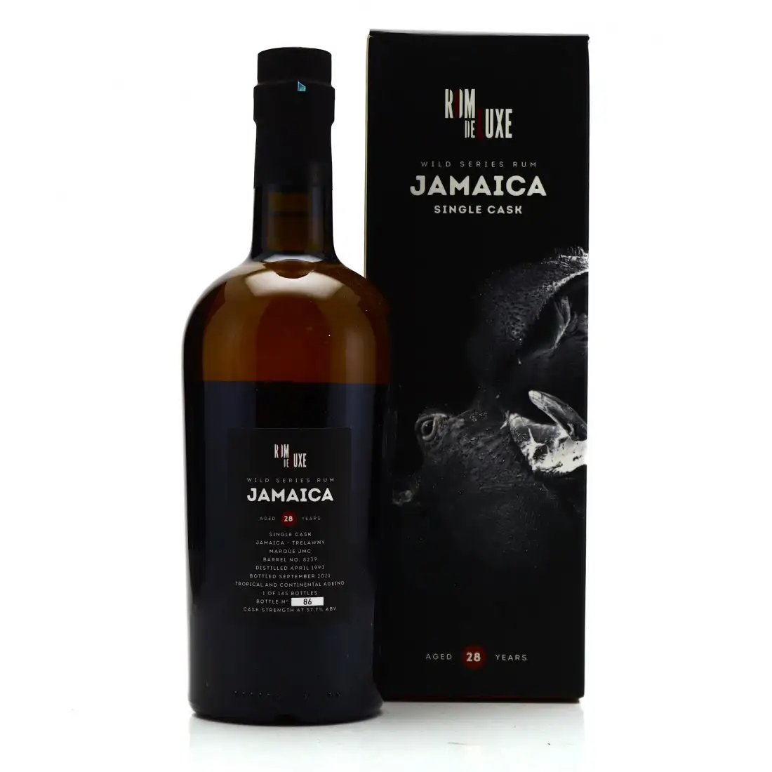 Image haute résolution de Romdeluxe Hampden Wild Series Rum Jamaica No. 18 JMC 1993
