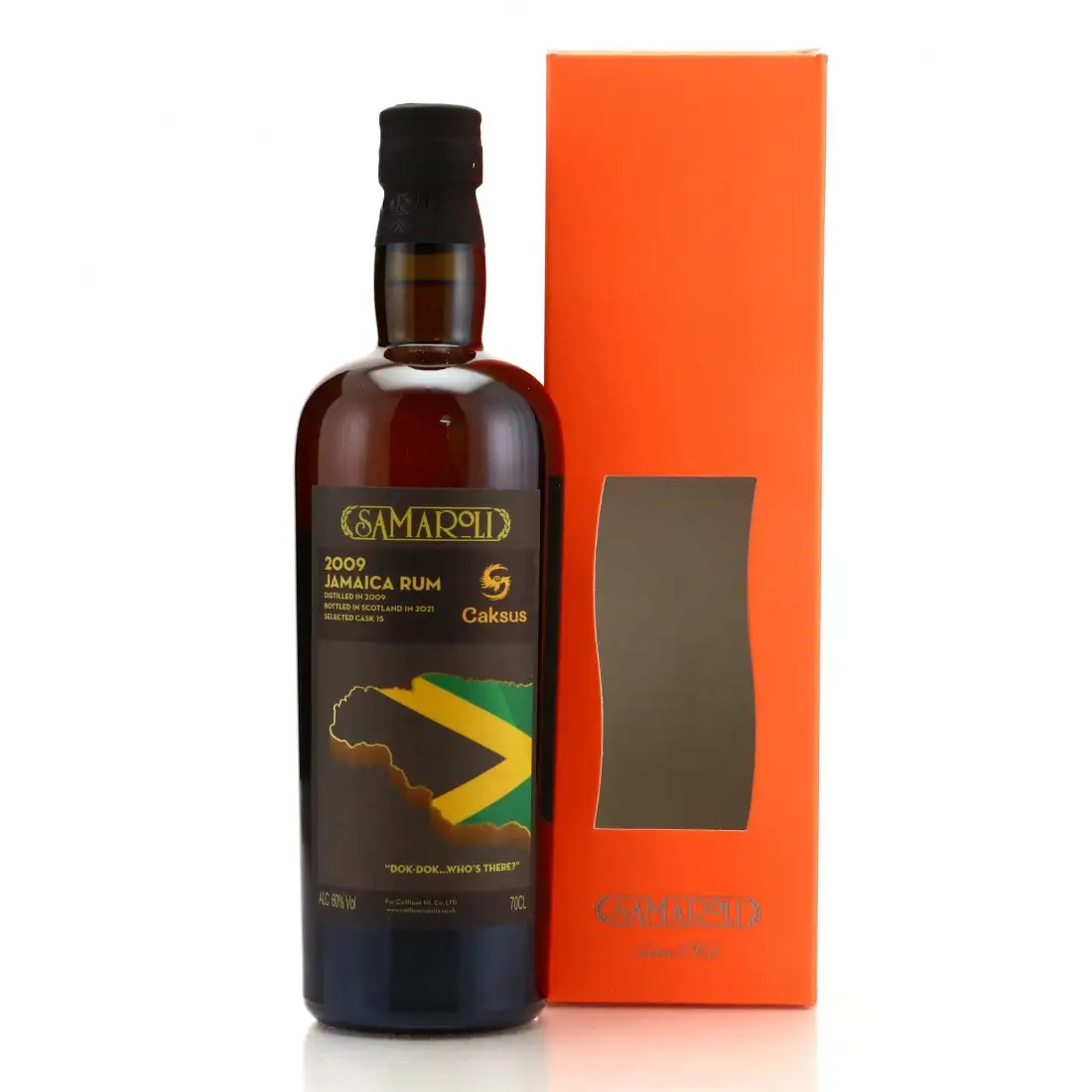 Bottle of Samaroli Hampden Caksus Jamaica Rum (Recalled) DOK 2009