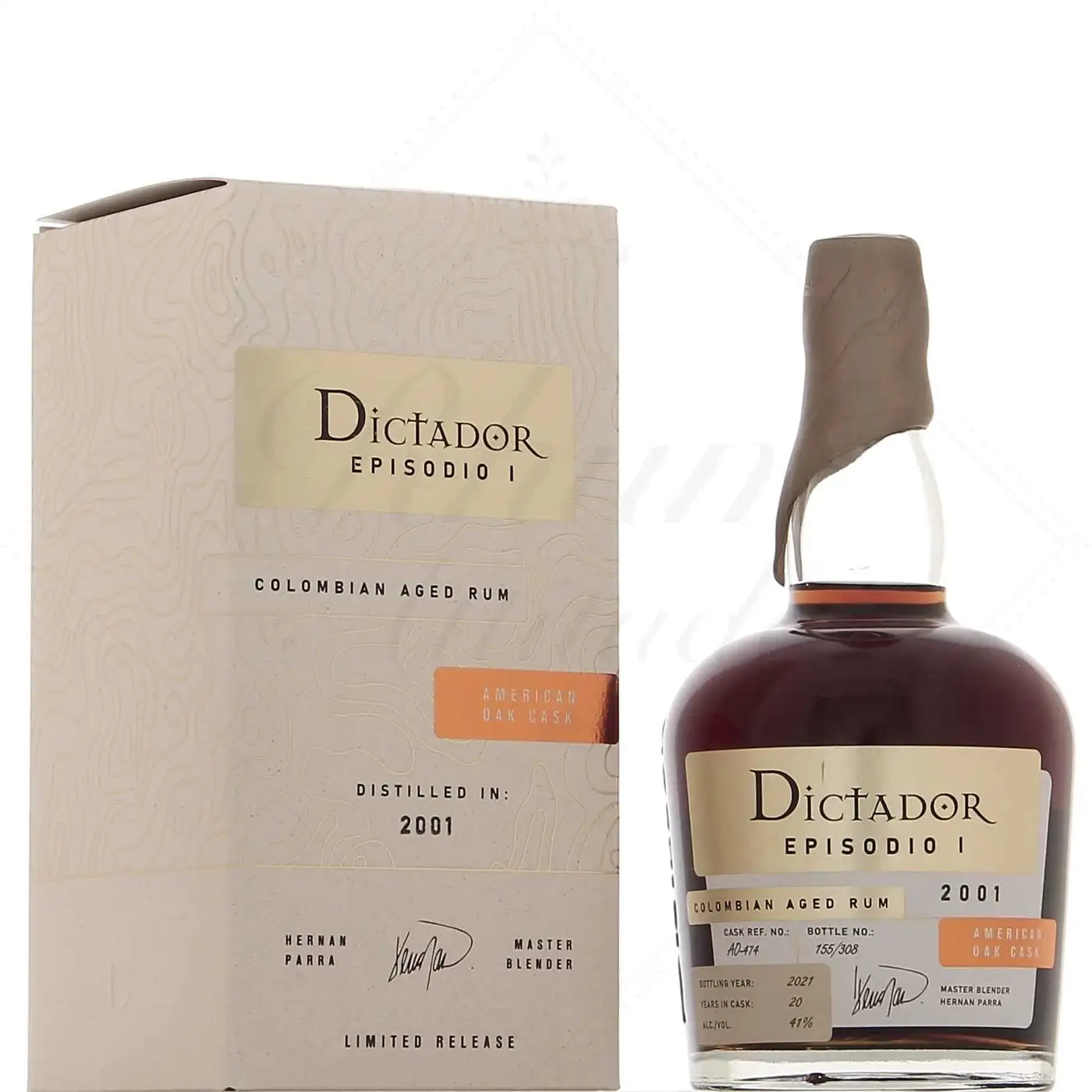 Bottle of Dictador Episodio 1 American Oak Cask 2001