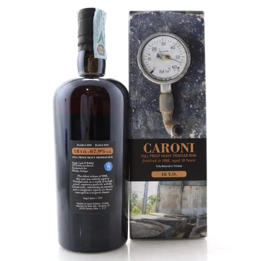 High resolution image of Velier Caroni Heavy Trinidad Rum (Whisky Antique) HTR 2000