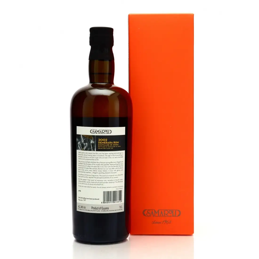 High resolution image of Samaroli Demerara Rum 2002