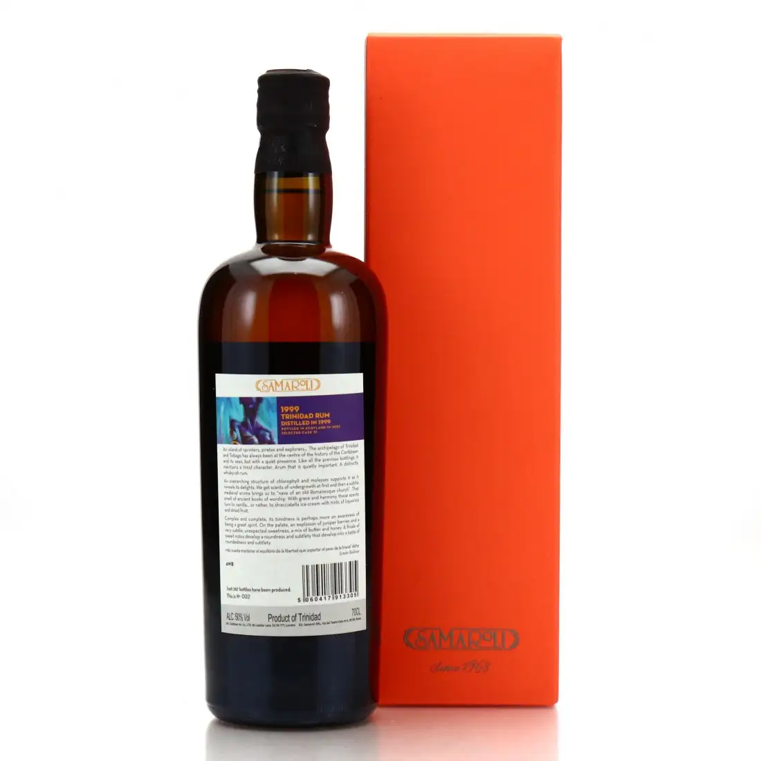 Image haute résolution de Samaroli Trinidad Rum 1999