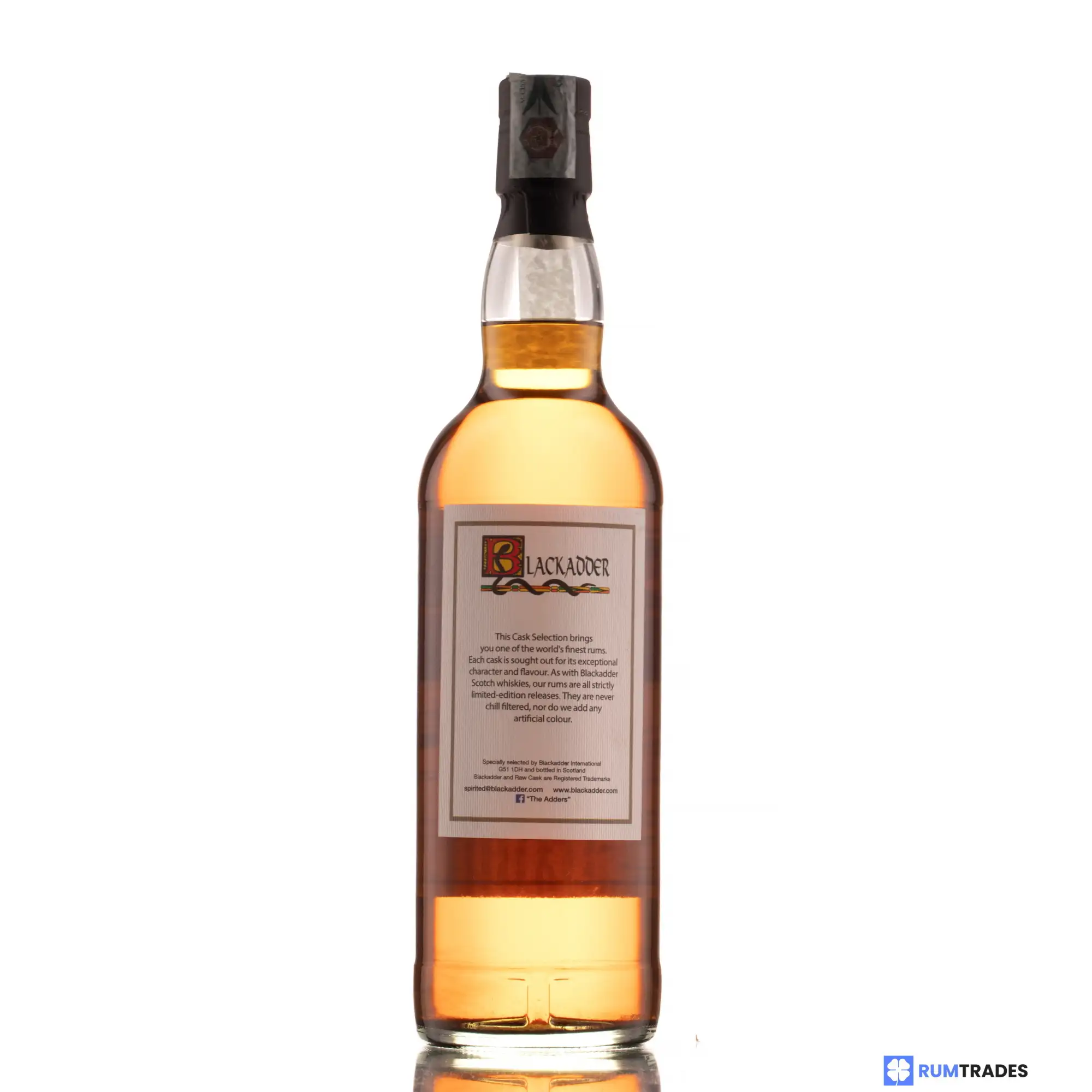 High resolution image of Blackadder Clarendon Raw Cask Rum Jamaica Rum MMV 2007