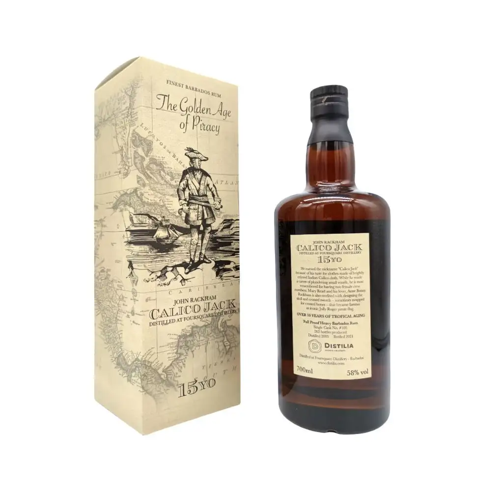 Image haute résolution de Distilia Foursquare The Golden Age of Piracy Calico Jack Distilia 2005