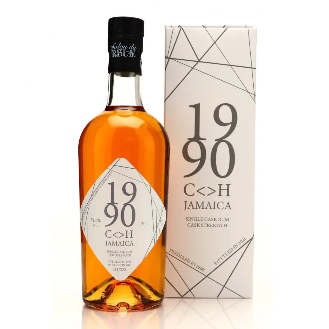 Bottle of Salon du Rhum Hampden Jamaica C<>H 1990