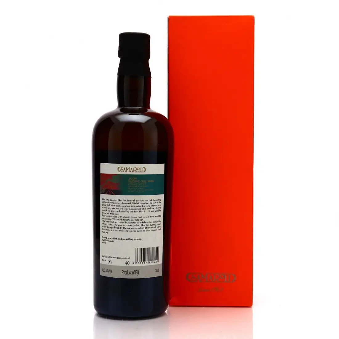 High resolution image of Samaroli South Pacific Pacific Oblivion Rum 2009