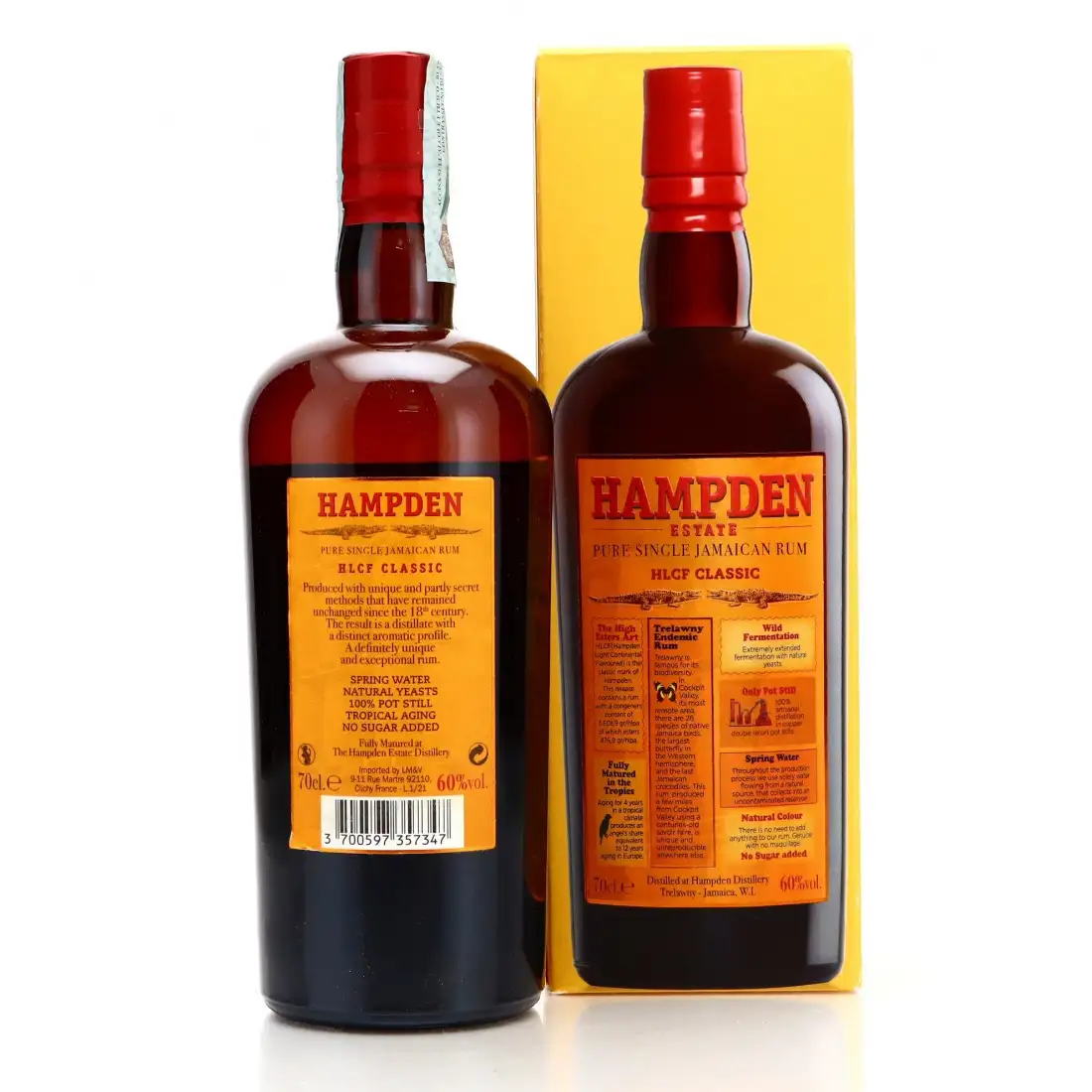 Image haute résolution de Hampden Pure Single Jamaican Rum Classic HLCF 2017