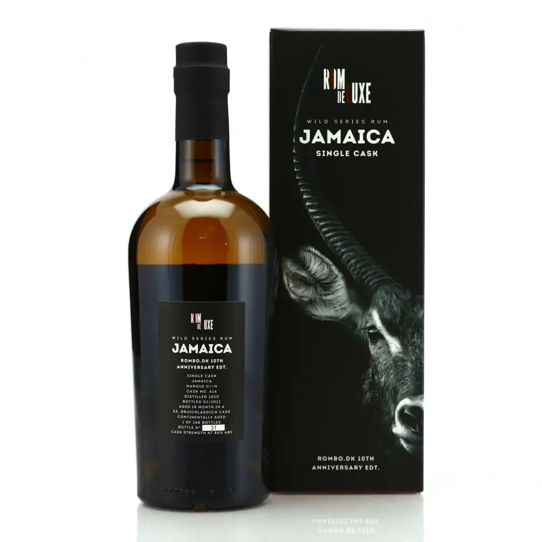 Image haute résolution de Romdeluxe Hampden Wild Series Rum Jamaica No. 23 (Rombo.dk) C<>H 2020