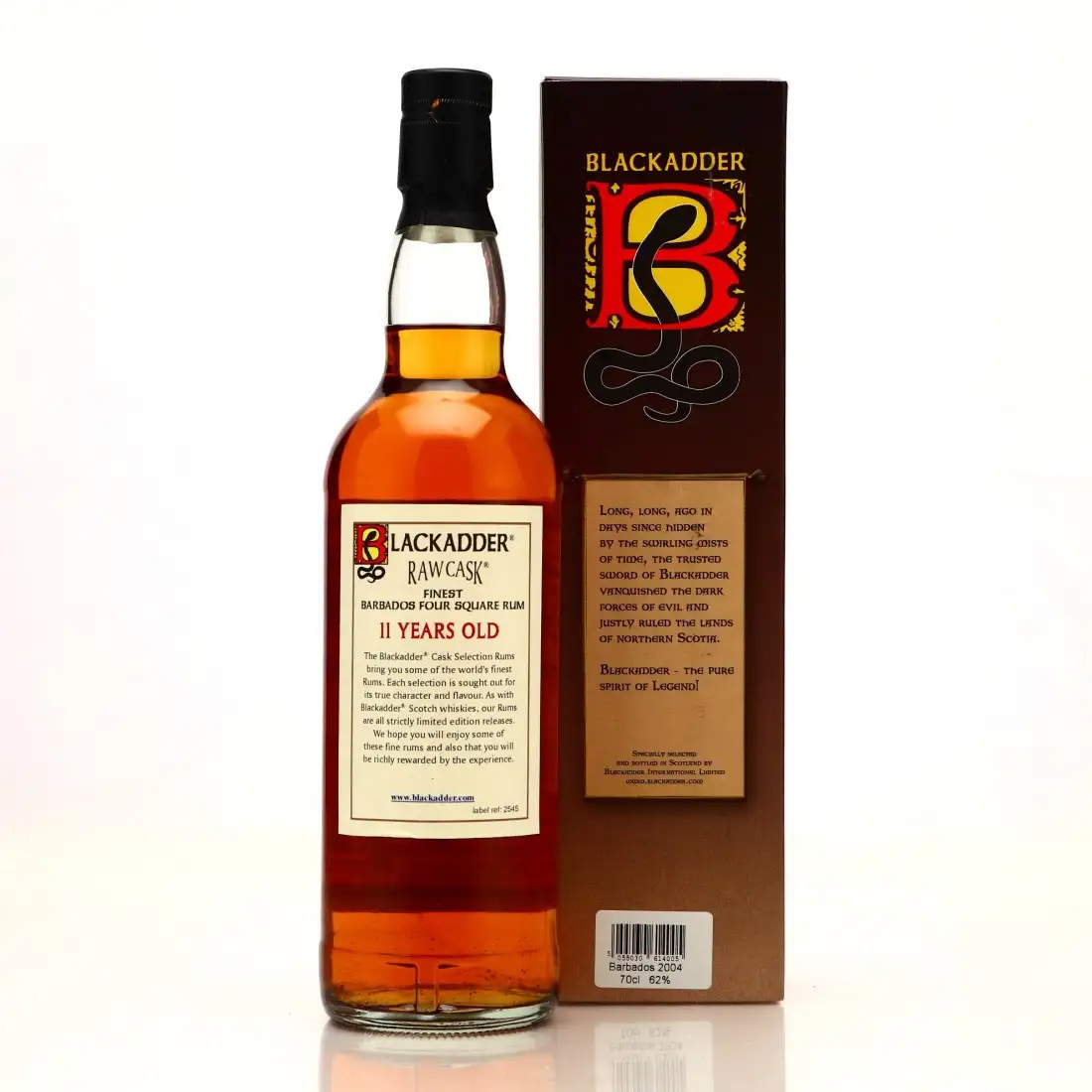 Image haute résolution de Blackadder Foursquare Raw Cask Four Square Rum 2004