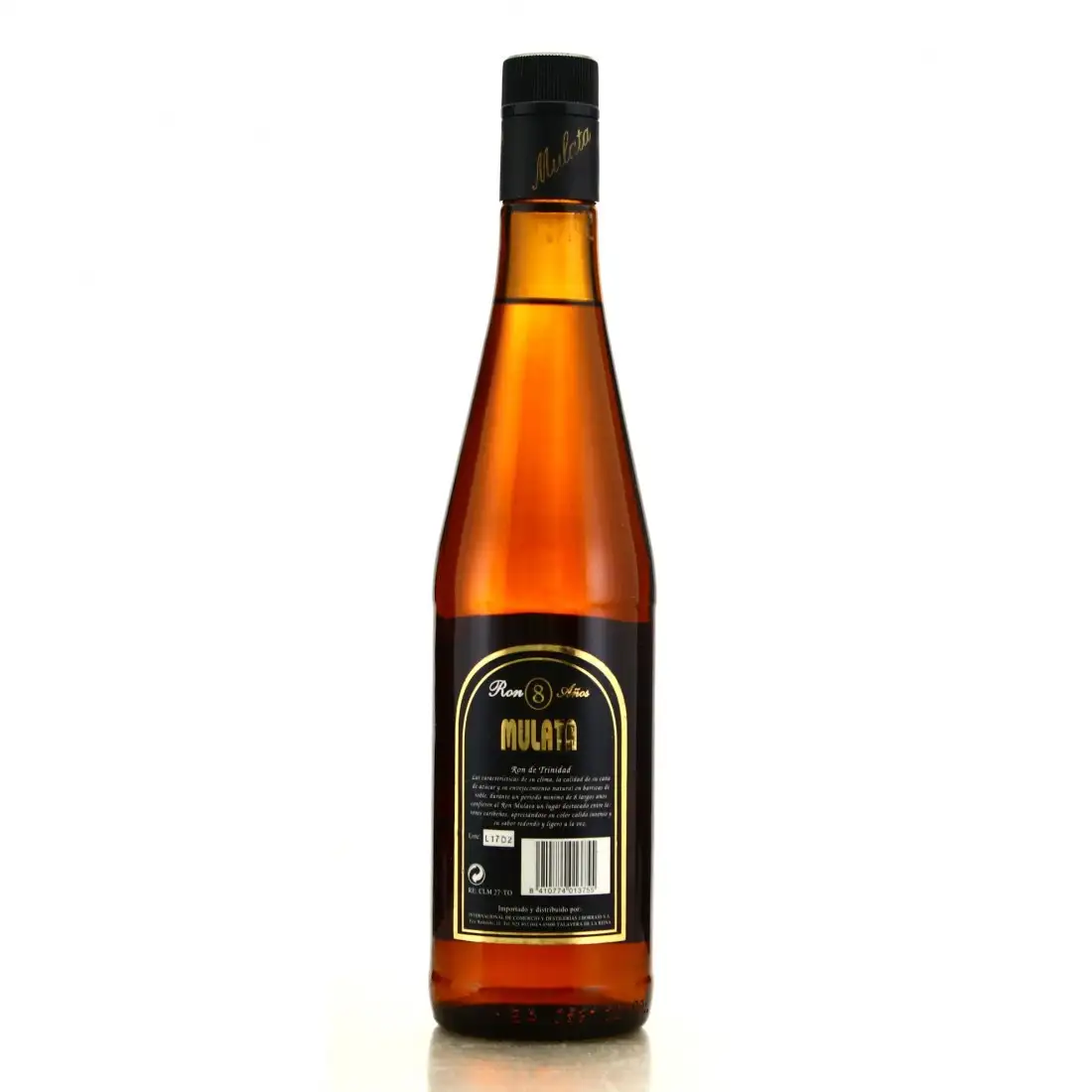 High resolution image of Mulata Añejo 8 Años