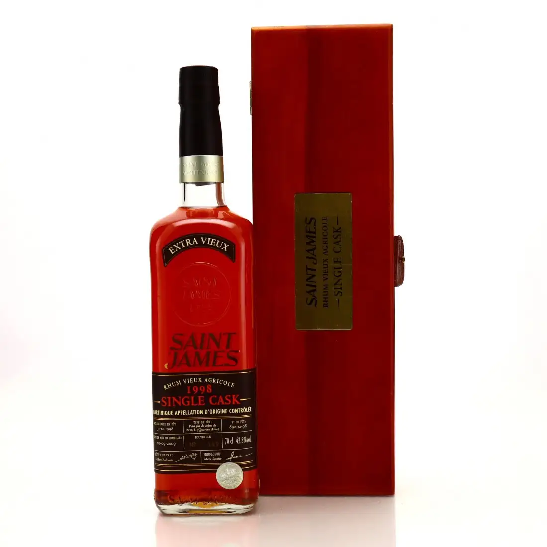 High resolution image of Saint James Single Cask 1998