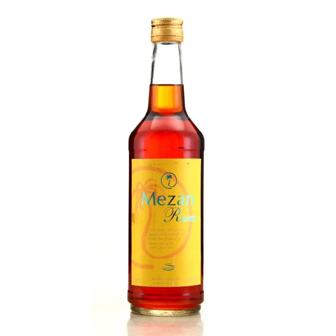 Bottle of Mezan Rum