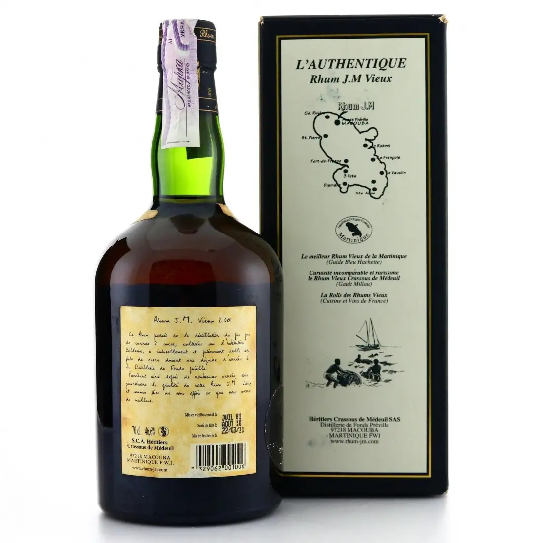 Image haute résolution de Rhum J.M 2001