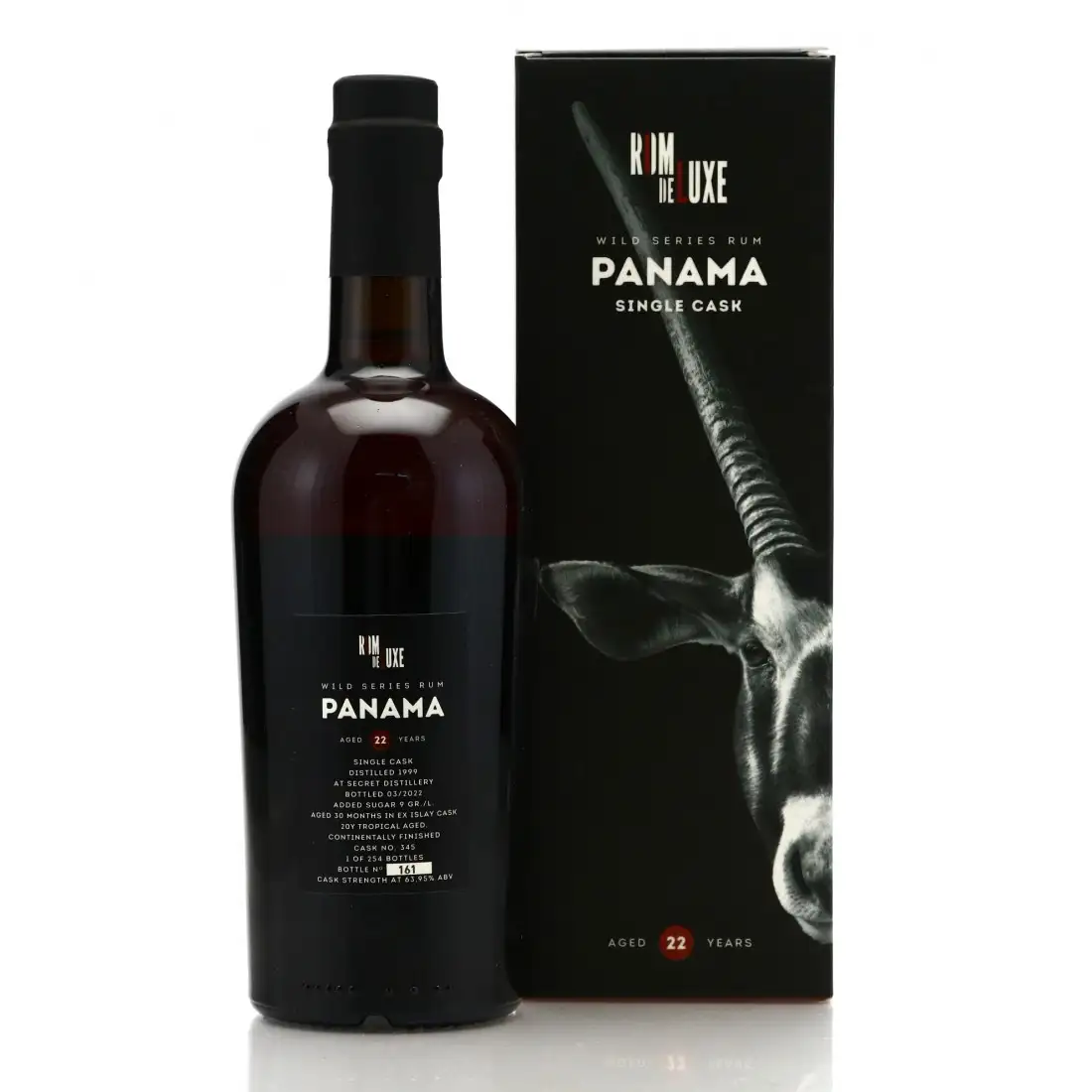 High resolution image of Romdeluxe Wild Series Rum Panama No. 24 (Batch 1) 1999
