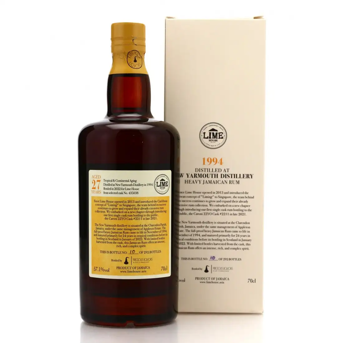 Image haute résolution de Precious Liquors New Yarmouth Lime House 1994