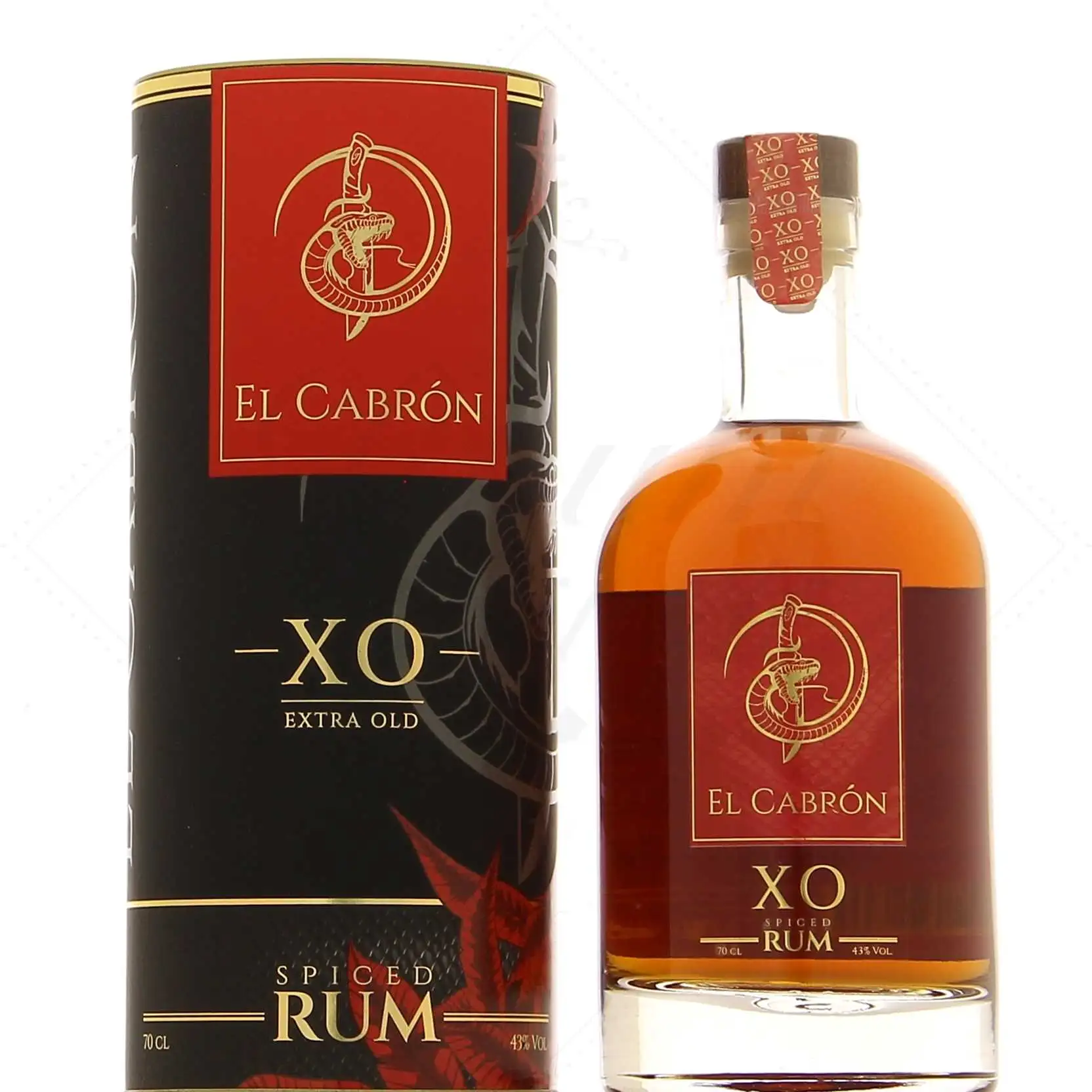 Bottle of El Cabron XO Extra Old