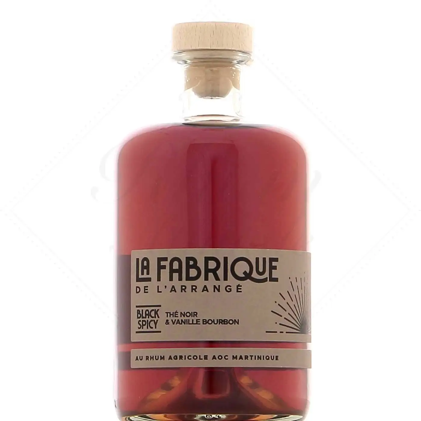 Bottle of Tricoche Spirits La Fabrique de l’Arrangé Balck Spicy Thé noir Vanille Bourbon